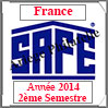 FRANCE 2014 - Jeu Timbres Courants - 2 me Semestre sans Plaquette (2137/142) Safe