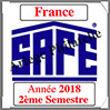 FRANCE 2018 - Jeu Timbres Courants - 2 me Semestre sans Plaquette (2137/182) Safe