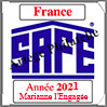 FRANCE 2021 - Feuilles Marianne L'engage (2137/21D) Safe