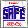 FRANCE 2022 - Feuilles pour Affiche Burel (2137/22D) Safe