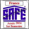 FRANCE 2024- Jeu Timbres Courants - 1 er Semestre (2137/241) Safe