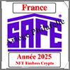 FRANCE 2025 - Feuilles pour Timbres NFT Crypto (2137/25KY) Safe