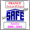FRANCE - Pack 2008  2010 - Timbres Courants (2137-6) Safe