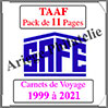 TERRES AUSTRALES Franaises - Pack 1999  2021 - Carnets de Voyage (2171A) Safe