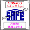 MONACO - Pack 1885  1944 - Timbres Courants (2205) Safe