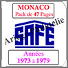 MONACO - Pack 1973  1979 - Timbres Courants (2208-1) Safe