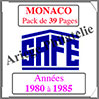 MONACO - Pack 1980  1985 - Timbres Courants (2208-2) Safe
