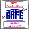SAINT-PIERRE et MIQUELON - Pack 1958  1976 - Timbres Courants (2479) Safe