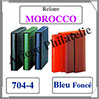 Reliure MOROCCO - BLEU Fonc - Reliure sans Etui  (704-4) Safe