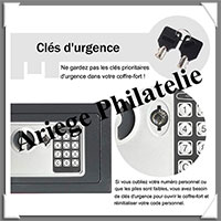 COFFRE-FORT  Cls - MIDI - 380x300x300 mm (3998-3992-3993)
