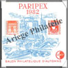 PARIPEX - 1982 -  Salon Philatlique de PARIS - Type 1 (CNEP N3) CNEP
