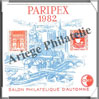 PARIPEX - 1982 -  Salon Philatlique de PARIS - Type 2 (CNEP N3A) CNEP