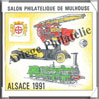 ALSACE - 1991 -  Salon Philatlique de MULHOUSE (CNEP N13) CNEP