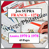 FRANCE - Jeu SC - 1970  1978 - Avec Pochettes (SC IV ou 1274) Yvert et Tellier