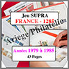 FRANCE - Jeu SC - 1979  1985 - Avec Pochettes (SC V ou 1285) Yvert et Tellier