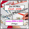 TERRES AUSTRALES Franaises - Jeu SC - 2004  2009 - Avec Pochettes (13150) Yvert et Tellier