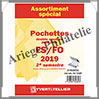 FRANCE - Pochettes YVERT (Hawid) - Anne 2019 - 2 me Semestre - Pour Timbres Courants (134689) Yvert et Tellier