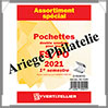 FRANCE - Pochettes YVERT (Hawid) - Anne 2021 - 1er Semestre - Pour Timbres Courants (135891) Yvert et Tellier