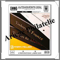 FRANCE - Pack FO - Anne 2024 - 1er Semestre -Timbres Courants + Auto-Adhsifs + Pochettes Hawid