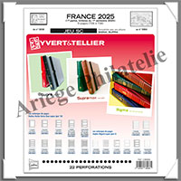 FRANCE - Jeu SC - Anne 2025 - 1 er Semestre - Timbres Courants - Avec Pochettes (138966)