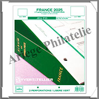 FRANCE - Jeu FO - Anne 2025 - 1 er Semestre - Timbres Courants - Sans Pochettes  (138970)