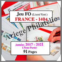 FRANCE - Int�rieur FO - Ann�es 2017 � 2021 - 6 �me Partie - 91 Pages - Sans Pochettes (1404)