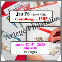 FRANCE - Intrieur FS - CROIX ROUGE - Annes 2005  2018 - 10 Pages - Sans Pochettes (1503)