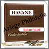Reliure pour CPA ou CPM - HAVANE - Modle Luxe - VIDE (20041-3) Yvert et Tellier