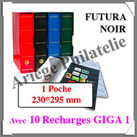 Pack FUTURA CLASSIQUE - Avec 10 Recharges GIGA 1 - Reliure avec Etui  (21787)