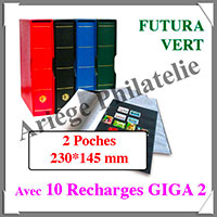 Pack FUTURA CLASSIQUE - Avec 10 Recharges GIGA 2 - Reliure avec Etui  (21789)