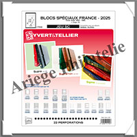 FRANCE - Jeu SC - Blocs Sp�ciaux - Ann�e 2025 - Avec Pochettes (301155)