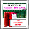 FRANCE - Jeu SC - 1849  2022 - Avec Pochettes + 14 Albums SUPRA (91296) Yvert et Tellier