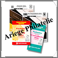 FRANCE - Pack FS - Anne 2024 - 1er Semestre -Timbres Courants + Auto-Adhsifs + Pochettes Hawid